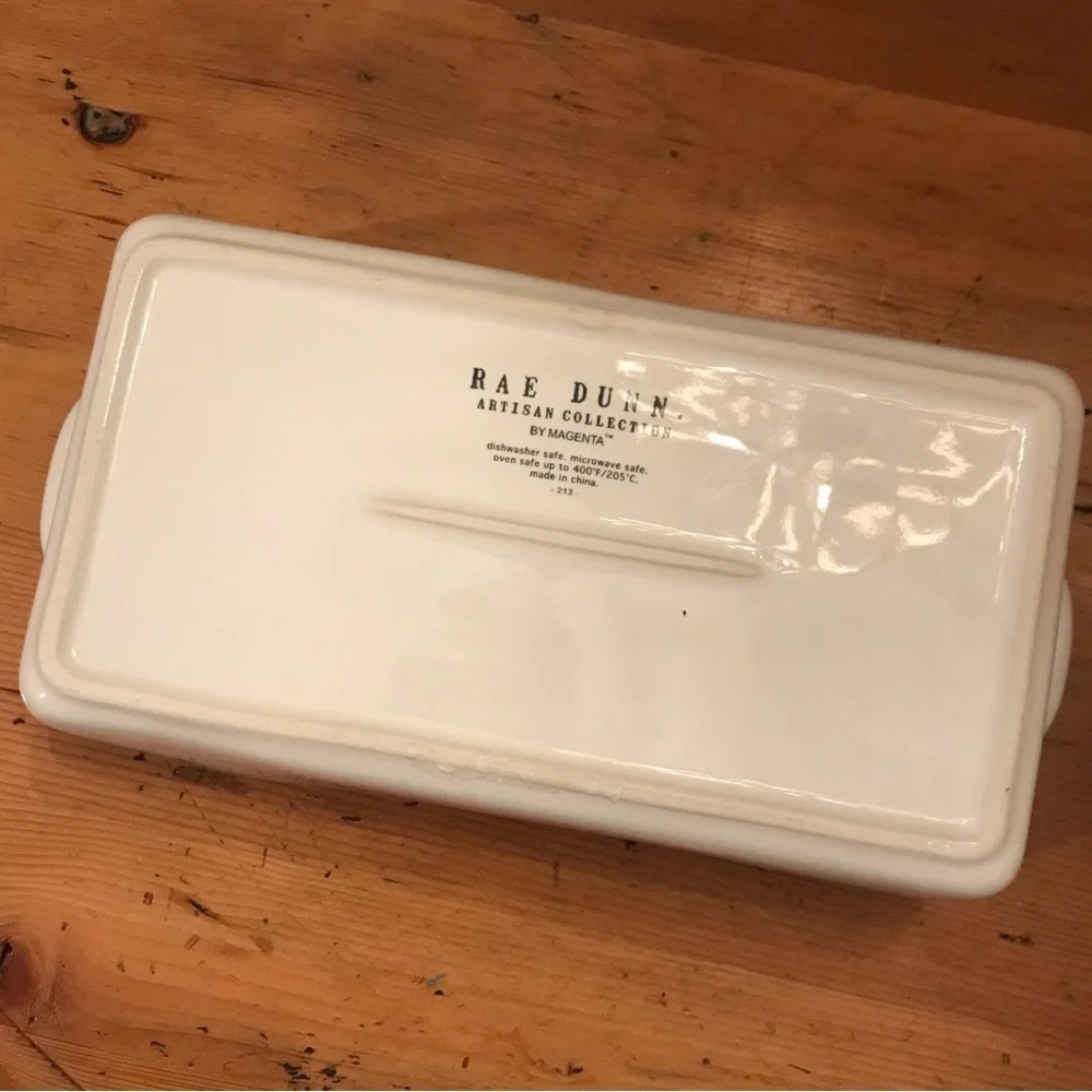 🐰RAE DUNN Easter Loaf Ceramic Dish